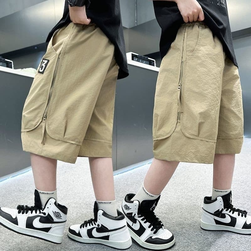 Boys Summer Shorts 2026 New Style, Thin Children's Five-Point Pants, Korean Version, Seamless