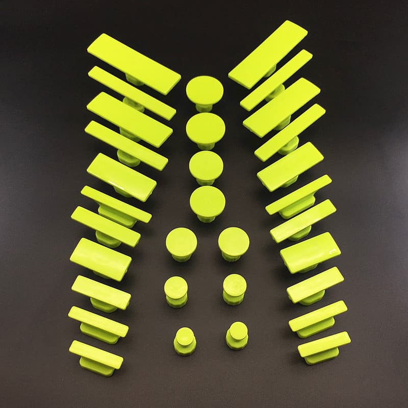 Car Dent Suction Cup, Shim, Glue Stick, Glue Base, No-Trace No-Paint Pull Tab, Hail Dent Suction and Pull Kit (16 Pieces)