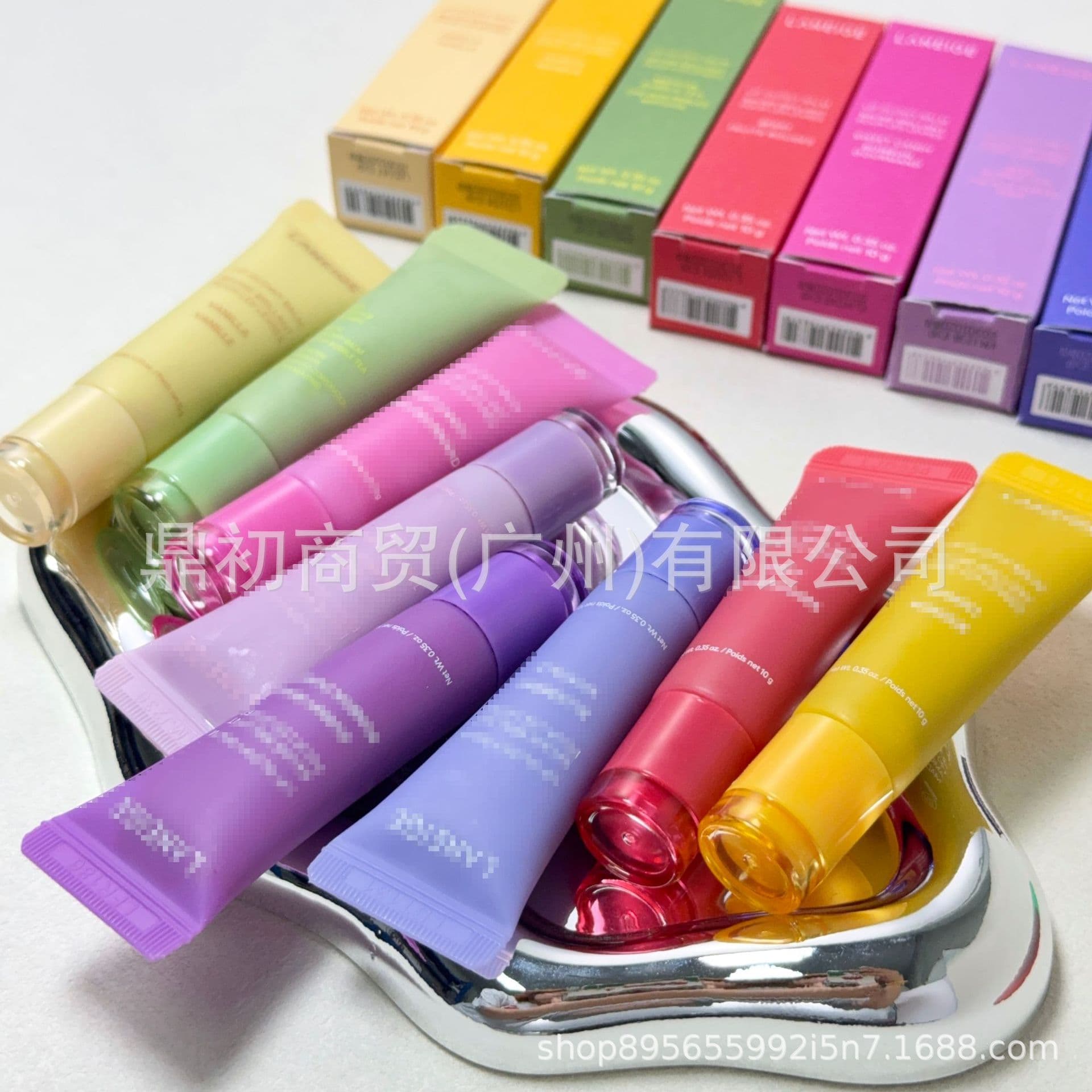 Cross-border Korean L-ANEI-GE Crystal Glow Water Light Essence Lip Gloss Lip Balm Lip Glaze Lip Glowy Balm 10g