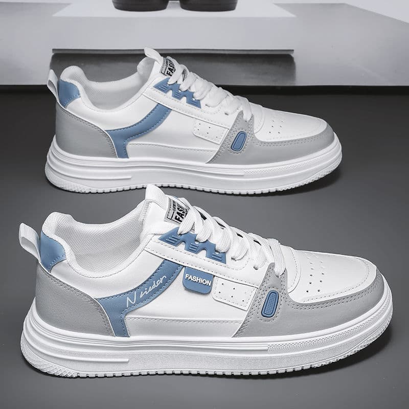 Men's casual autumn white shoes 2025 fashion new men's sports breathable student versatile board shoes men's trendy