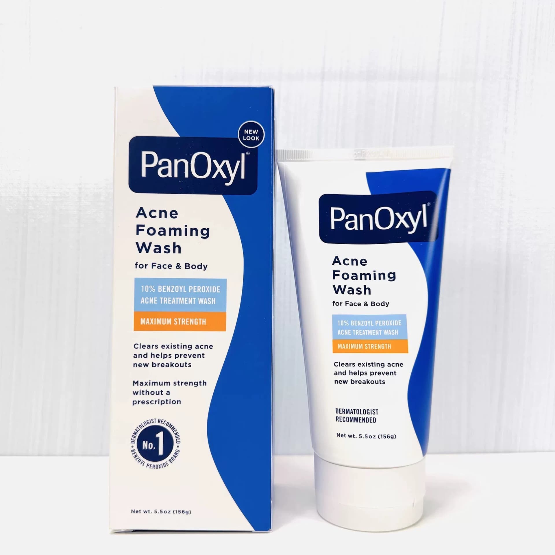 New US Version PanOxyl 10% Acne Foaming Face Wash 4% New Benzoyl Peroxide Amino Acid Oil Control