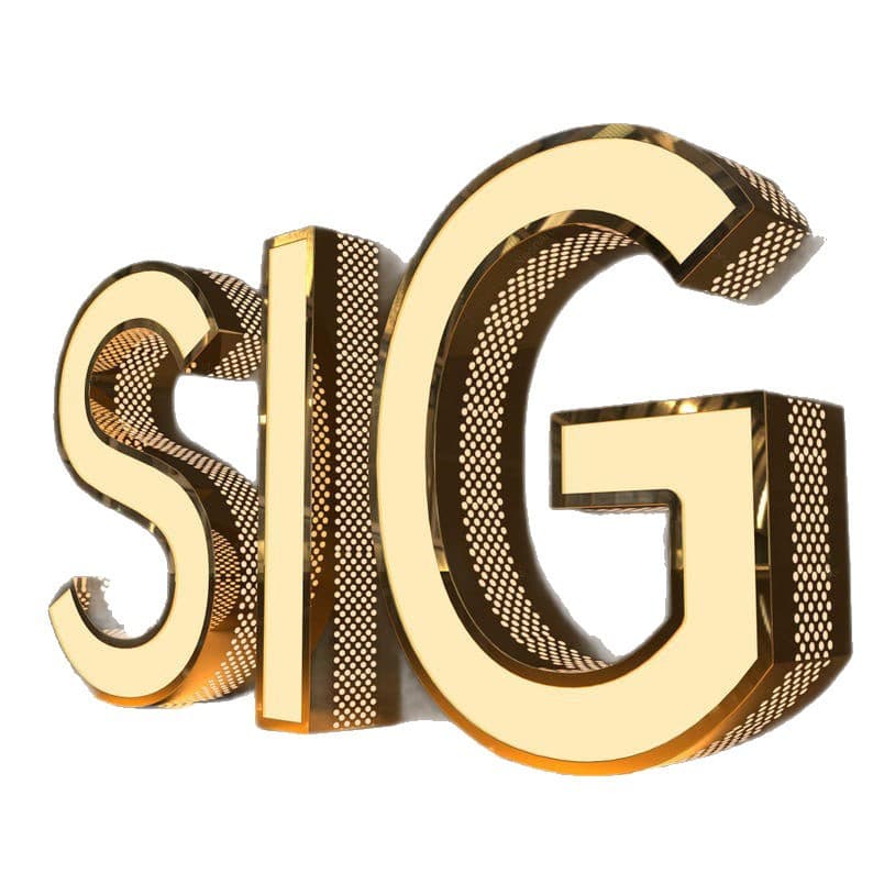 Custom Flat Metal Letters for Export, Stainless Steel Flat Light-Up Letters, Cross-Border Advertising Sign Letters Manufacturer