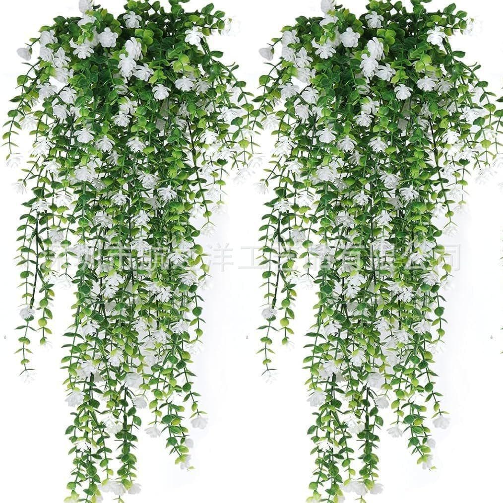 Ready Stock Wholesale Artificial Eucalyptus & Camellia Vines for Indoor/Outdoor Scenes