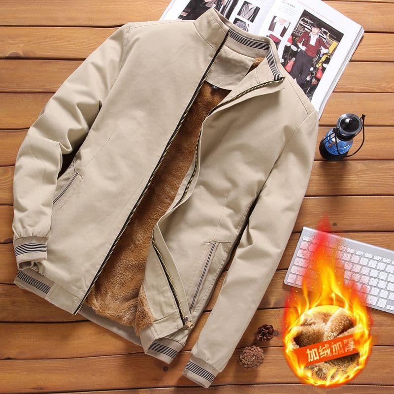 Cross-border exclusive for AliExpress Amazon popular men's casual youth jacket cotton washed jacket for men