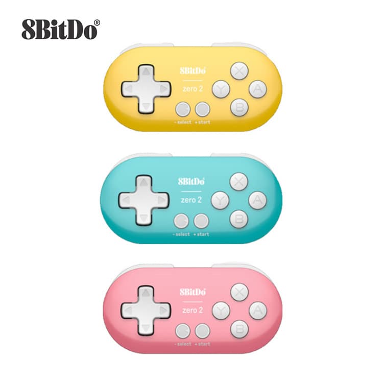 8bitdo Zero2 Wireless Bluetooth Mini Game Controller For Mobile Computer Drawing Ns Games Handle 8-bit Hall Digital Gamepad