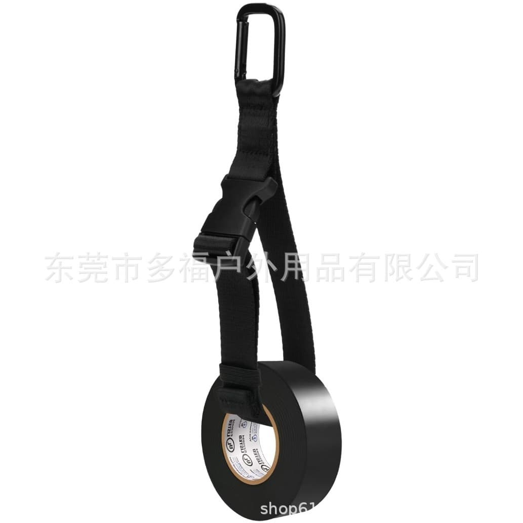 Tool Belt Clip Electrical Tape Holder with Hook and Loop Tape Clip Roll Multifunctional Hanging Storage Strap