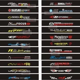 Car front windshield sticker, rear window decal, reflective personalized car sticker, front windshield film