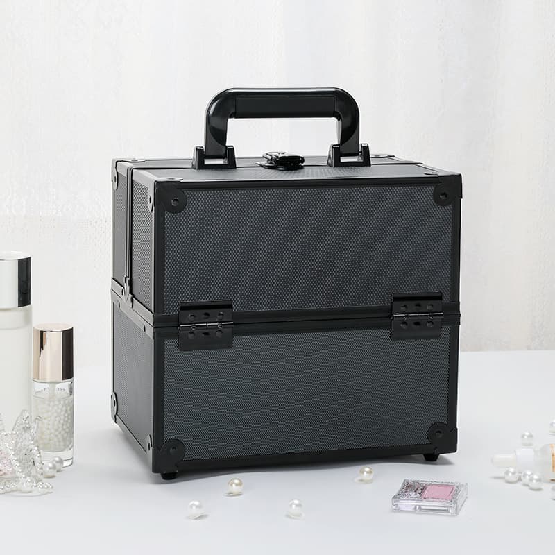 Professional makeup box with multiple layers, nail art and embroidery tool box, makeup portable medium and large makeup box