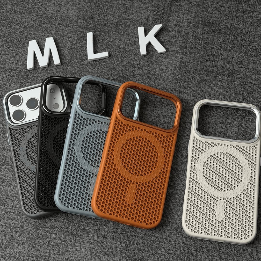 Suitable for iPhone18 PROMAX honeycomb cooling magnetic skin-feeling Apple 17 all-inclusive high-end hard phone case 16