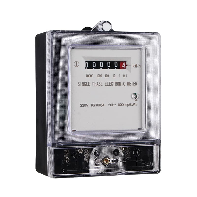 Single-phase Home Export Type Smart Energy Meter Electronic English Version Rental House Meter Smart Metering