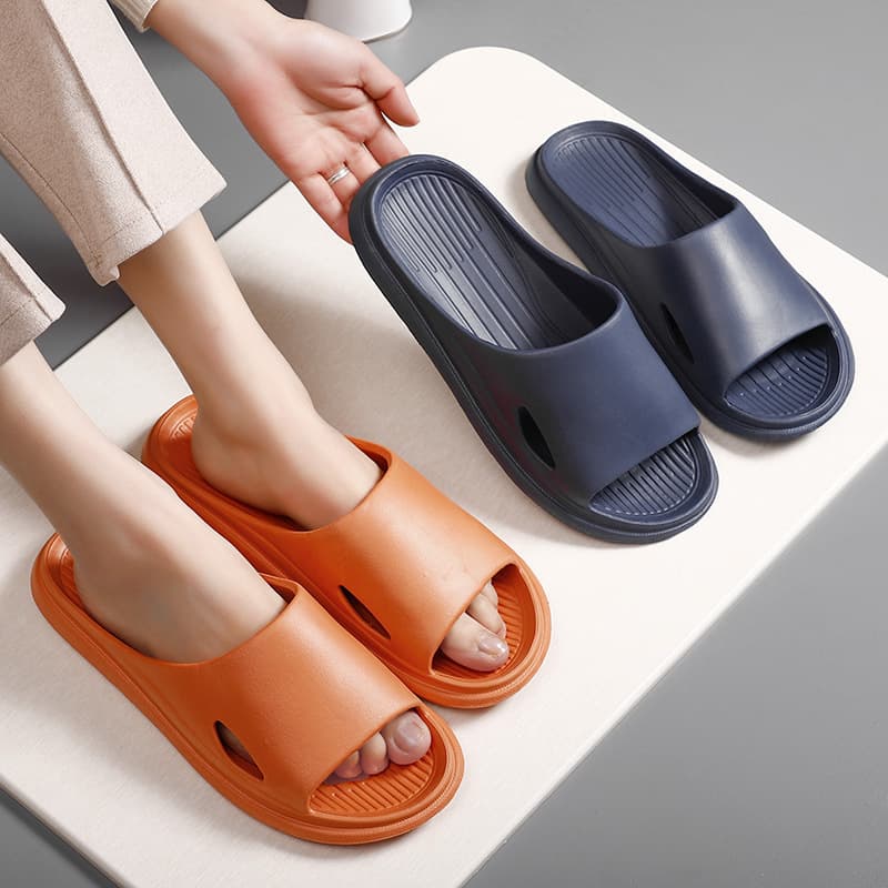Women's Home Slippers, Men's Household Slippers, Couple Slippers, Summer Indoor Flip Flops, Bathroom Shower Slippers