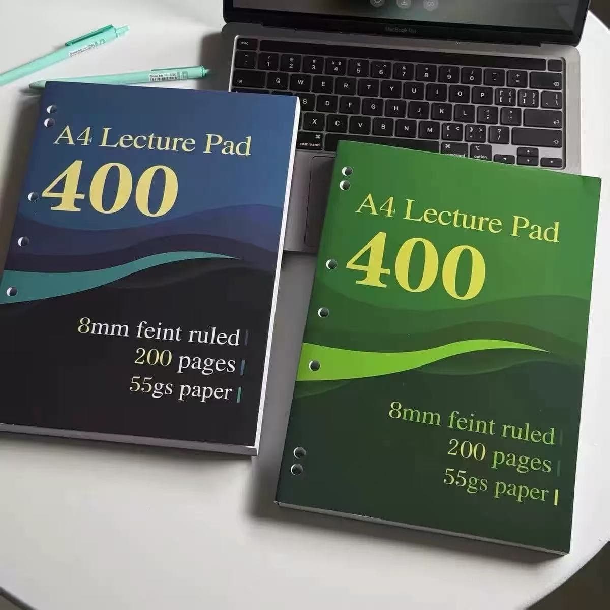 A4 Thick 200-Page Thin Notebook for Students, Postgraduate Entrance Exams, Civil Service Exams, and Editorial Exams, American-Style Lined Notebook