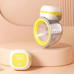 Concealed Wearable Electric Breast Pump, Single/Double Pumping, Bluetooth Remote, Hands-Free All-in-One Breast Pump