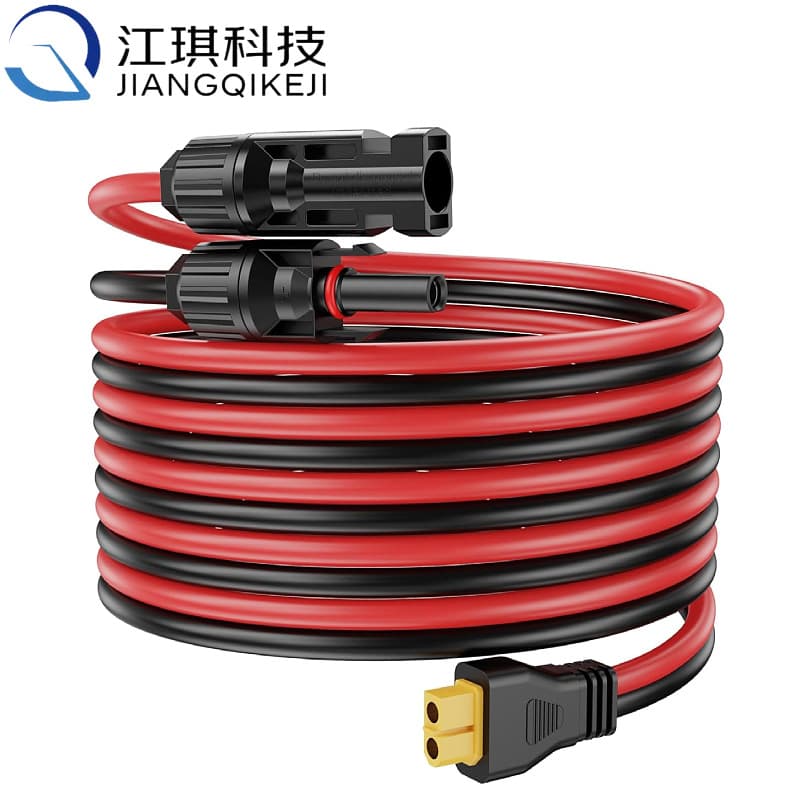 Solar Panel Cable MC4 to XT60 Connector Solar Adapter Cable XT60 to MC4 Power Cord