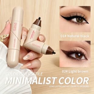 OY Cross-border Southeast Asia Hot Selling SHEDOES Heart Eyeliner Stamp Waterproof Sweat-proof Long-lasting Lazy Eyeliner Export