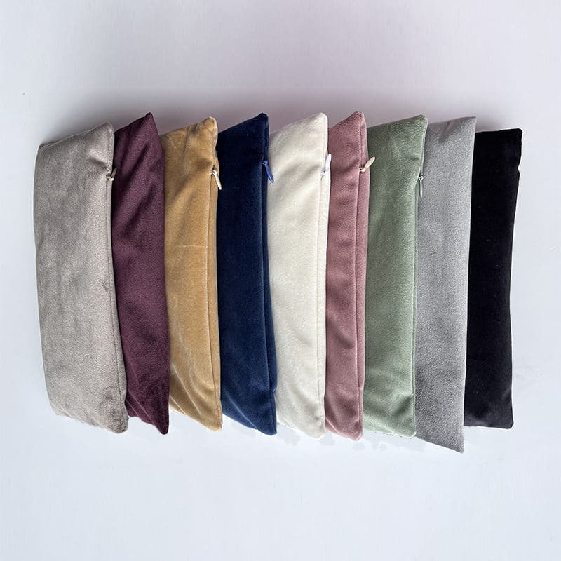 Velvet Eye Pillow Microwave Heating, Lavender Flaxseed Filled, Cold/Hot Compress, Light-Blocking Sleep Eye Pillow