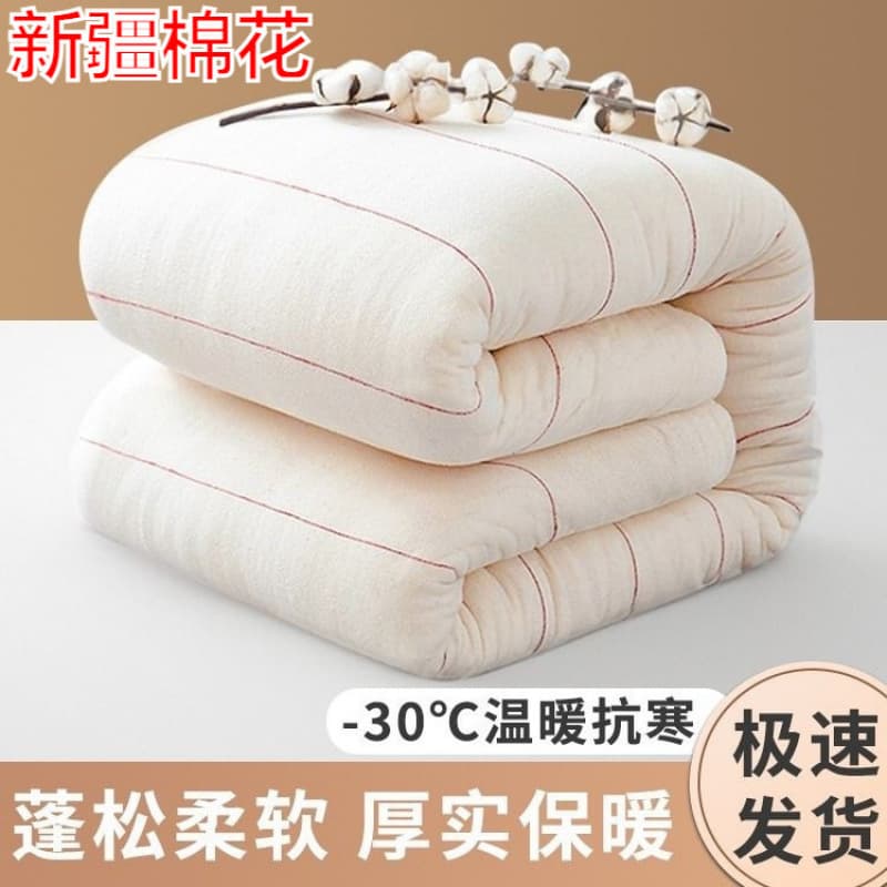 Xinjiang Grade 1 Long-Staple Cotton Quilt Cotton Blanket Cotton Filling Mattress Handmade Quilt Pure Cotton Winter Quilt