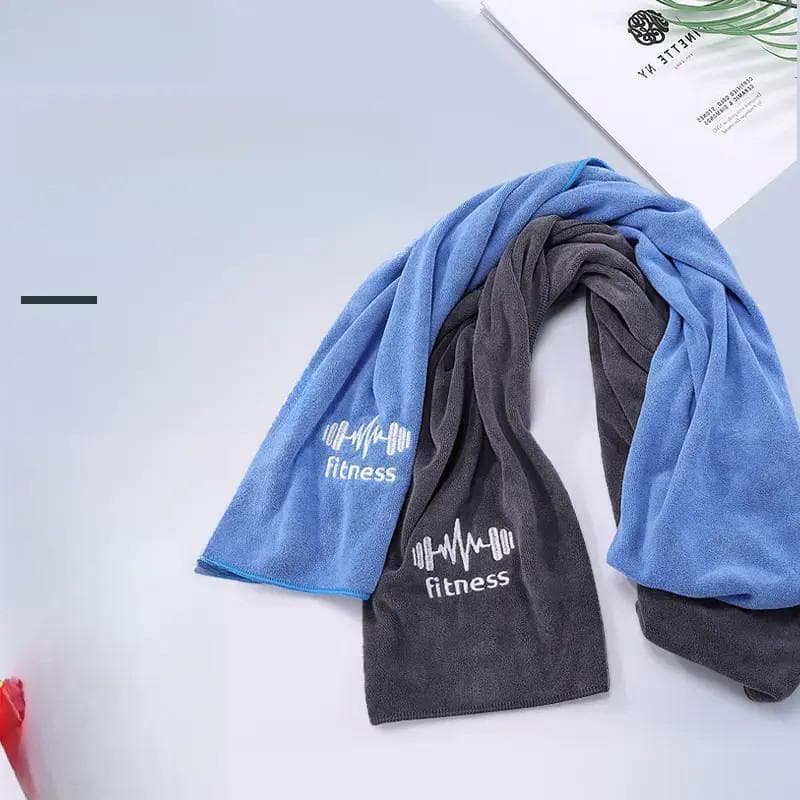 Outdoor Absorbent Long Sports Towel Large Gym Sweat Towel Portable Bath Towel Quick-Dry Practical