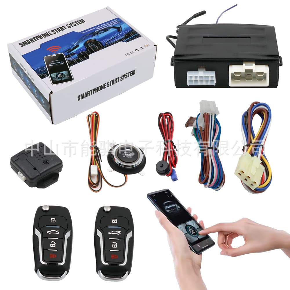 Universal Mobile Phone Bluetooth Car Control Car Anti-Theft Remote Start Preheat Cool Mobile Phone Control System
