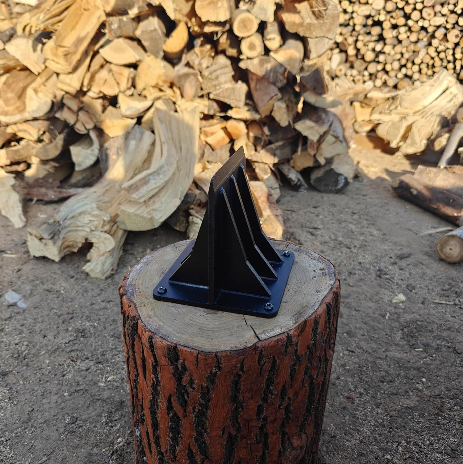 Kindling Splitter, Wooden Log Splitter - Efficient Manual Medium Log Splitting Tool