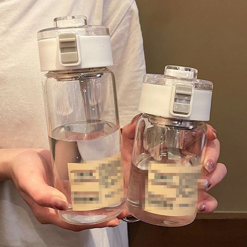 Simple High-Temperature Resistant Water Cup for Summer, Unbranded Plastic Cup, Popular Model for Students, High Aesthetic Value, Portable Plastic Cup