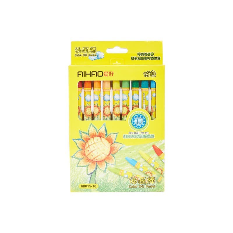 New product: 12/18/24/36/48 colors of crayons for children, art supplies, and students. 68015