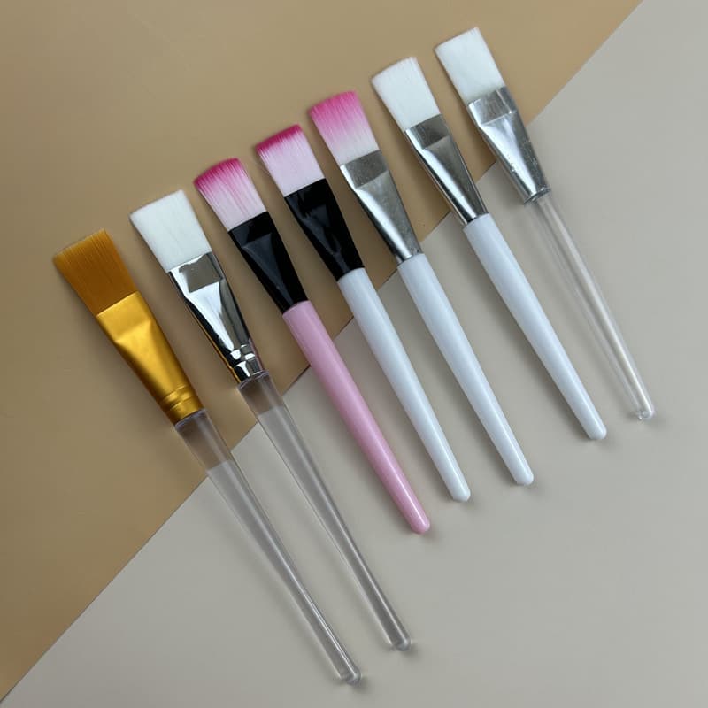 Wholesale Face Mask Brush, Soft Bristle Foundation Brush, Animal Hair Brush, DIY Beauty Tool