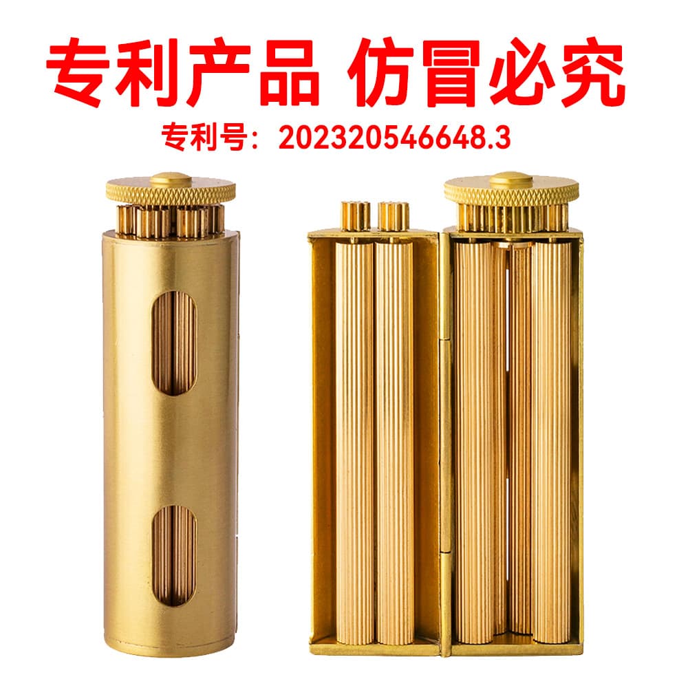 Source factory retro brass cigarette roller classic handmade metal cigarette roller