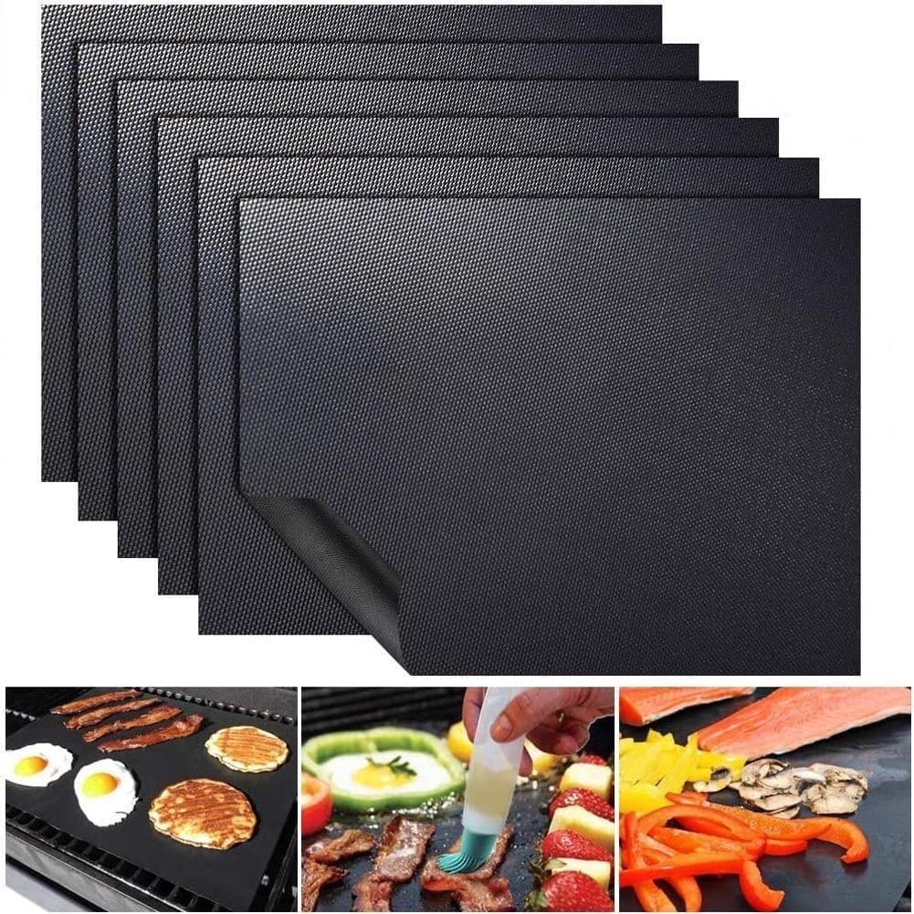 BBQ Grill Mat, Teflon oven mat, grill mat, high-temperature oil-resistant non-stick BBQ mat