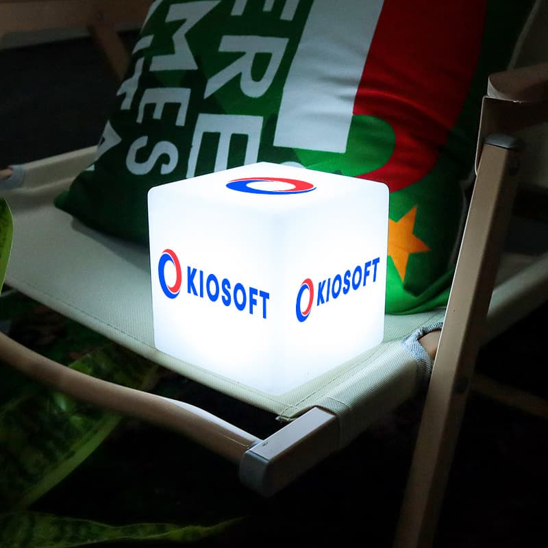 Hot-selling printable logo LED cube lamp portable atmosphere block energy-saving long-lasting night light
