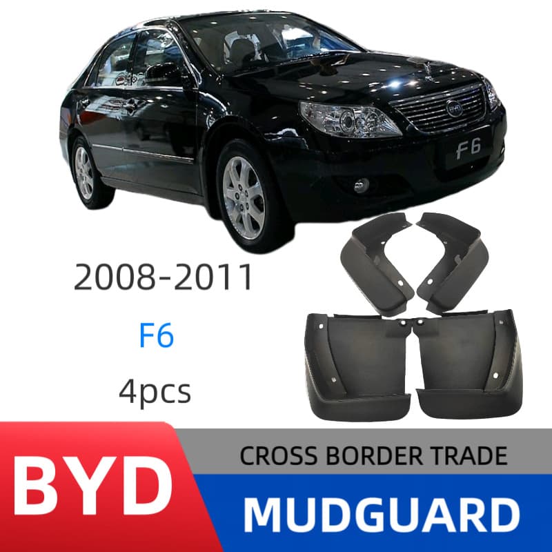 Mud Flaps for BYD F6 2008-2011 Export Model Car Mudguard Modification Factory