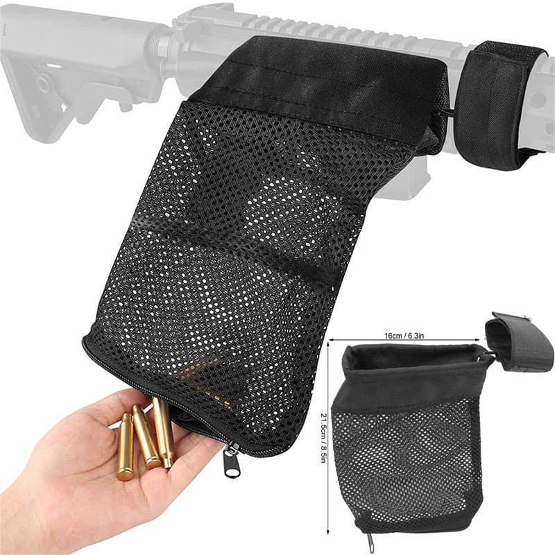 Toy Shell Recycling Bag Portable Collection Bag Outdoor Field CS Ammo Bag Tactical Shell Recycling Bag Military Fan Mesh Pouch