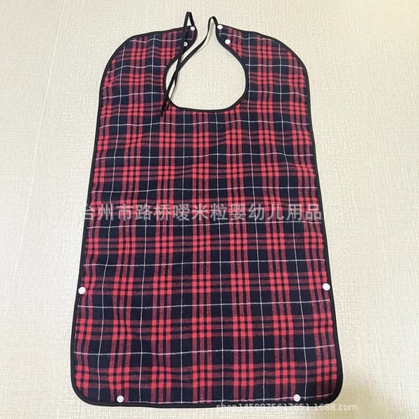 Children's and adults' drool towels for washing and brushing teeth, elderly people and special needs, eating bags, polyester waterproof, in stock, advertising available.