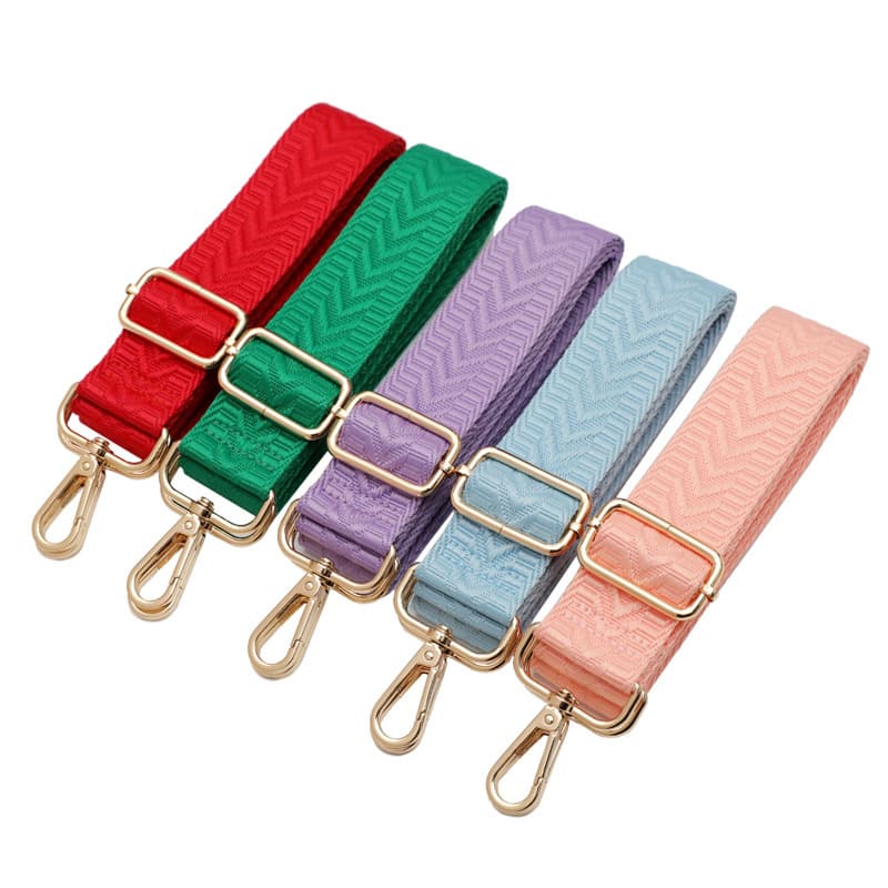 Cross-border women's bag straps, fashionable arrow wide shoulder straps, bag accessories, single shoulder crossbody backpack, solid color shoulder straps