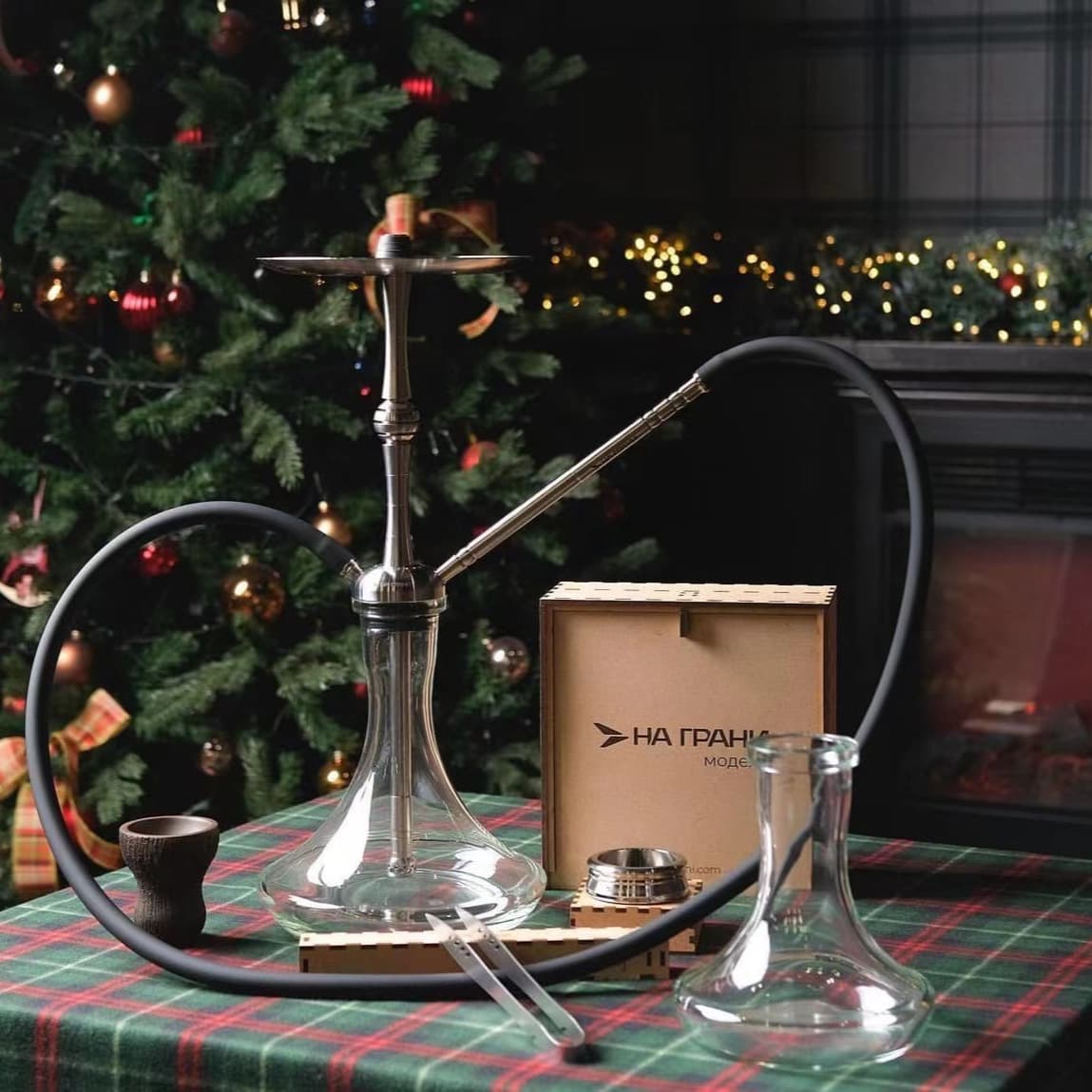 Stainless steel hookah Mattpear shisha Russian hot selling hookah Arabic hookah gift box