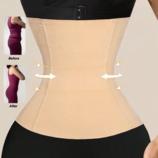 European and American Seamless Waist Trainer Shapewear Tummy Control Belt for Postpartum Women Body Shaper Slimming Corset