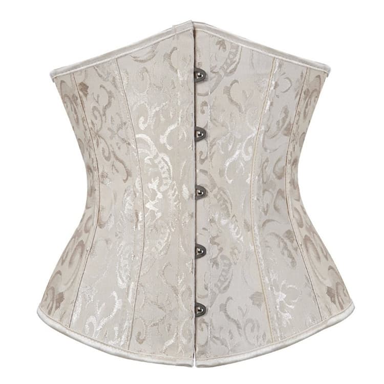 Cross-border Vintage Plus Size Corset Bride Dress Jacquard Waist Trainer Shapewear Waist Cincher Tummy Control Belt for Women
