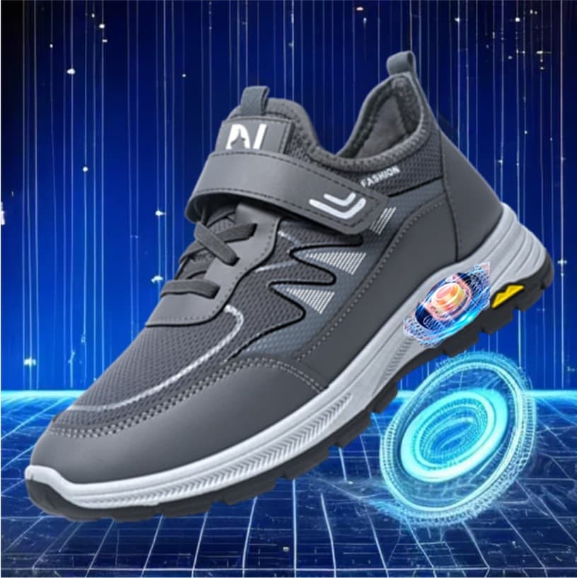 New Live Streaming Nuclear Magnetic Vibration Walking Shoes, Unisex Casual Sports Shoes, Mesh Breathable Running Shoes, Fitness Walking Shoes