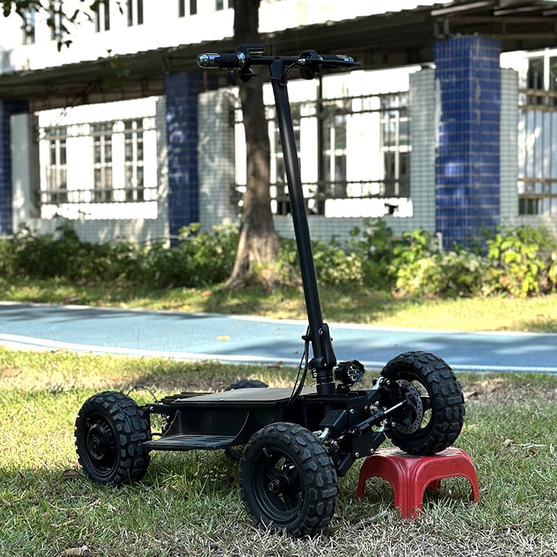 Four Wheel Electric Scooter Off-Road 4x4 4WD Drive Ebike