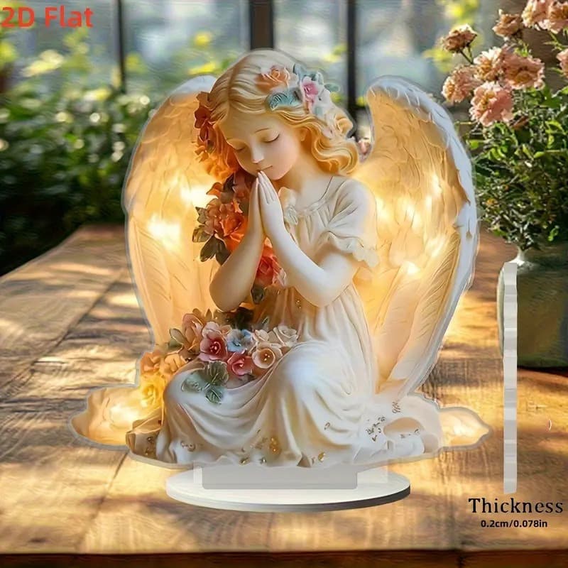 Cross-border bestseller acrylic ornament, Christmas gift for friends, music craft desktop stand, home decor