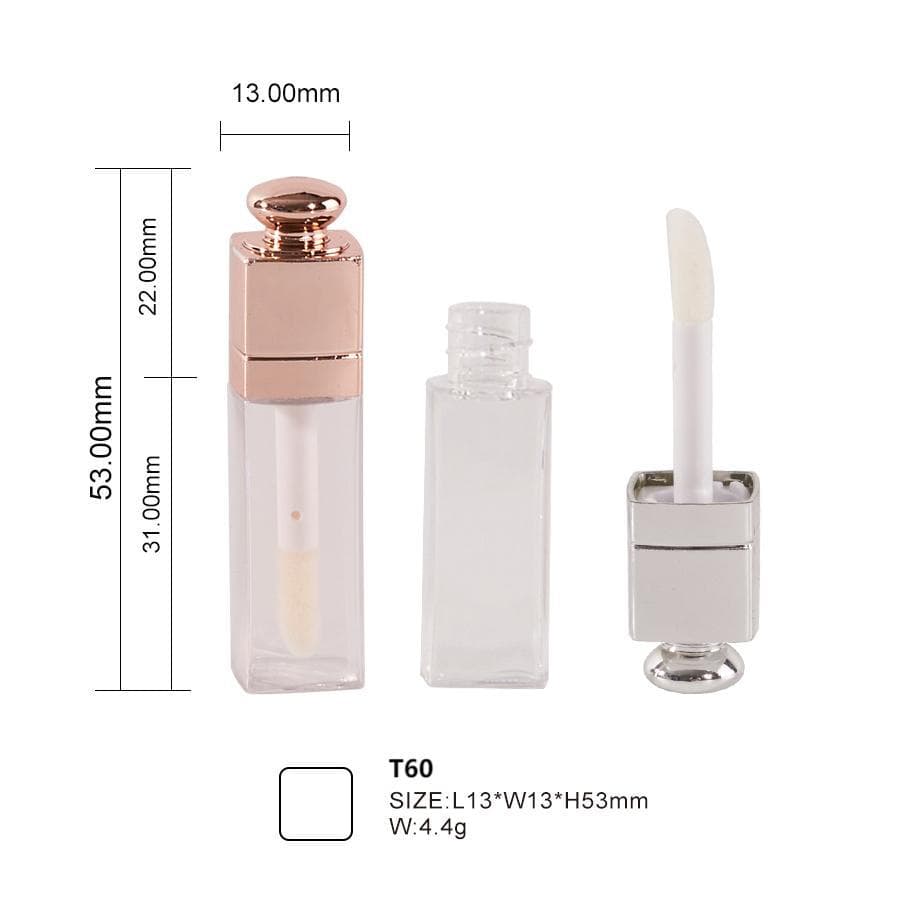 Dior Mini Lip Gloss Tube Empty Cosmetic Packaging T60