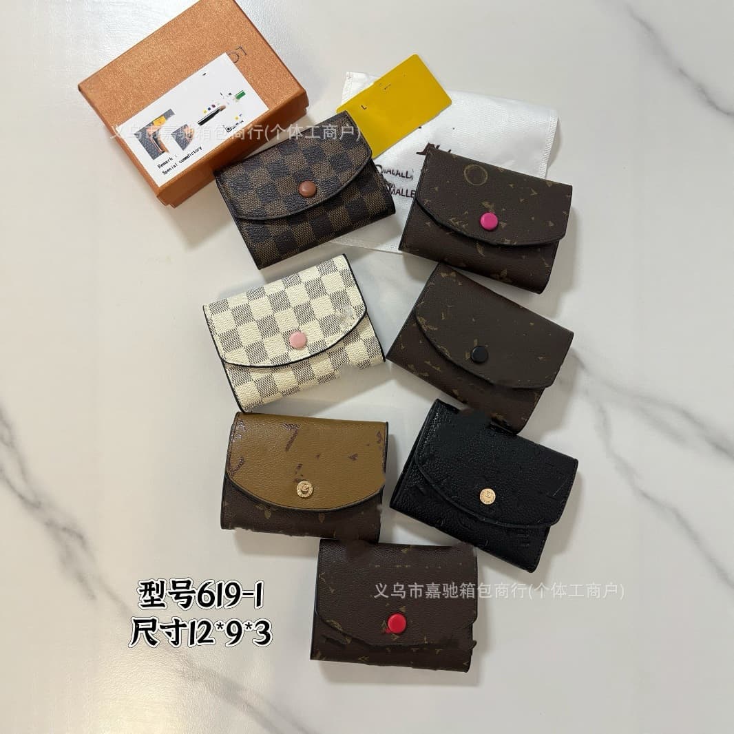 Cross-border Trade Small Wallet Coin Purse Bifold Wallet 2025 New Women's Short Wallet