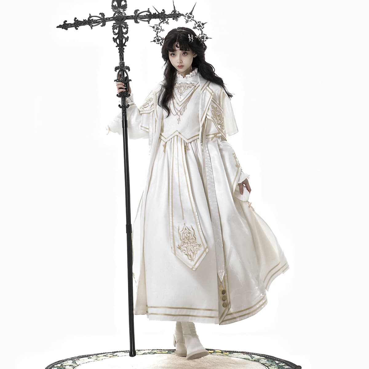 Xiong Dou Jiang Original Holy Goddess Lolita Jacket Dress Daily Sweet Set 7186