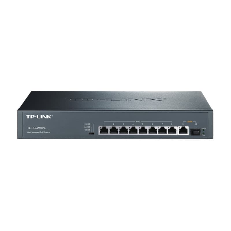 TP-LINK TL-SG2210PE Full Gigabit Cloud-Managed PoE Switch.