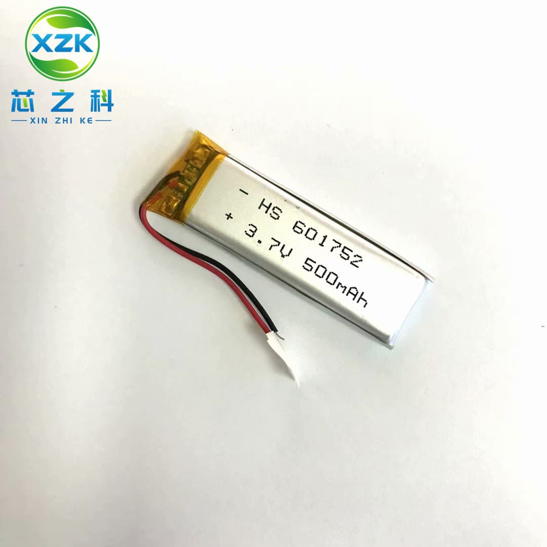 Factory Supply 601752 Polymer Lithium Battery 500mAh 3.7V for Point Reading Pen, Recording Pen, and Other Digital Devices