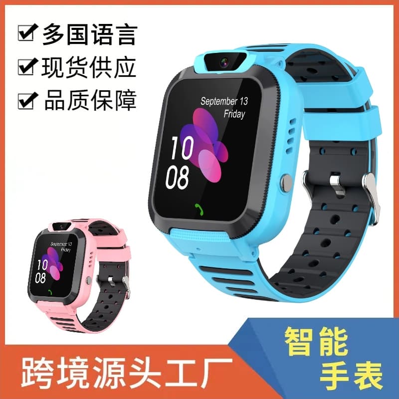 Factory Wholesale Cross-border Children's Smart Positioning Watch Waterproof Camera Student Phone Watch Smart Watch
