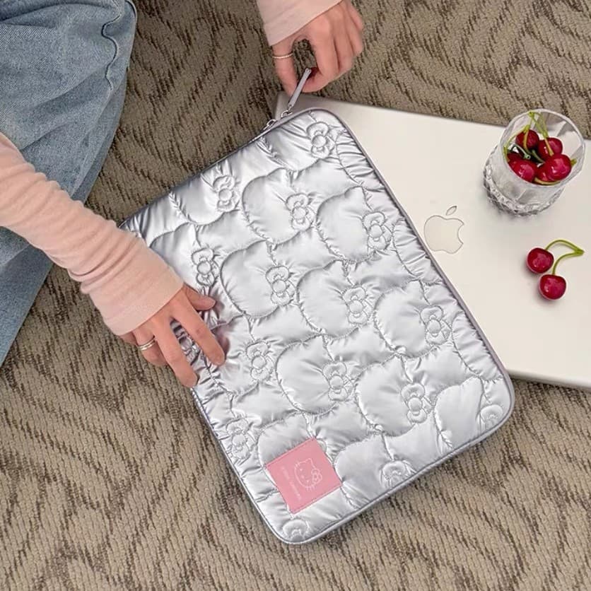 Korea KAZUM cute Hello Kitty laptop sleeve 11/13/15 inch ipad tablet storage bag