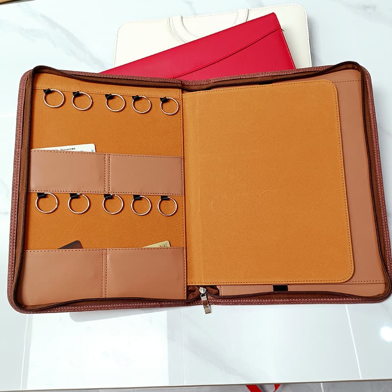 Multifunctional Real Estate Sales Gift A4 Manager Folder Handover Package Key Pouch File Folder Custom Handover Gift
