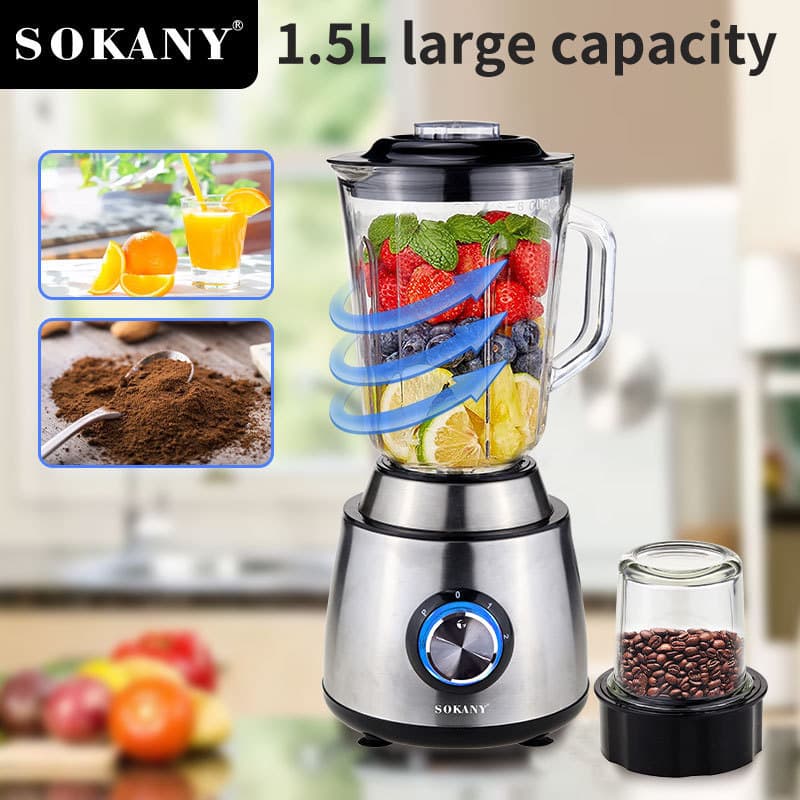 Cross-border European standard two-in-one mixer multi-function wall breaker juicer grinder soy milk machine cooking stainless steel