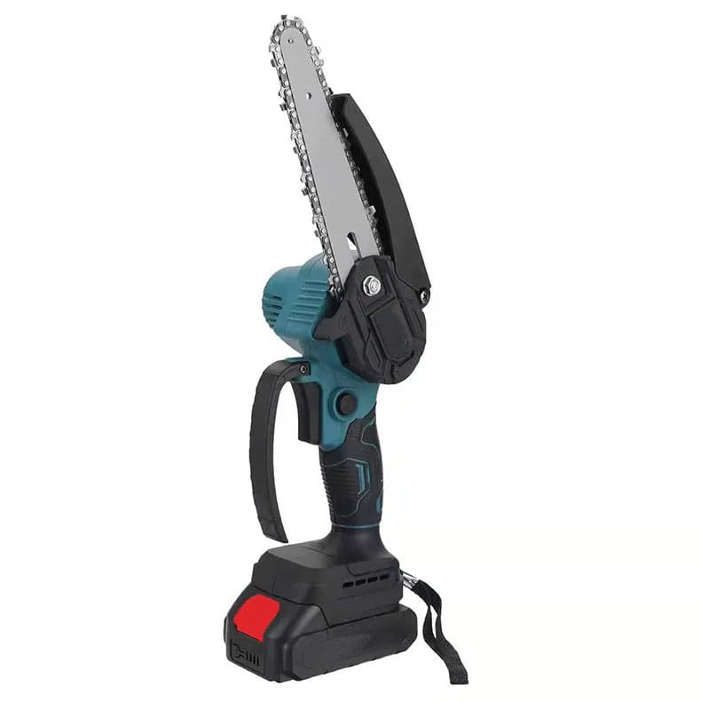 Cross-border 6-inch cordless electric chainsaw, high-power lithium battery saw, outdoor logging saw, woodworking saw, lithium battery rechargeable handheld saw